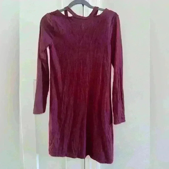 Art Class Maroon Dress - Picture 2 of 3